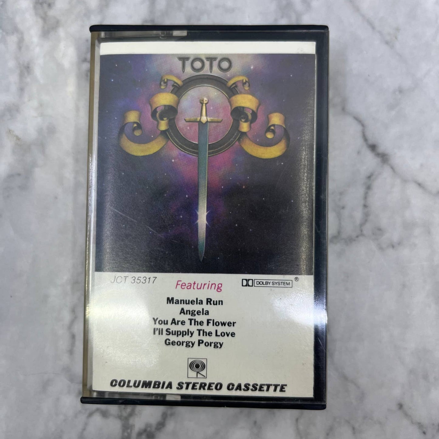 TOTO Cassette Tape: Self Titled Debut, Hold The Line, Columbia 1978 TI8-3