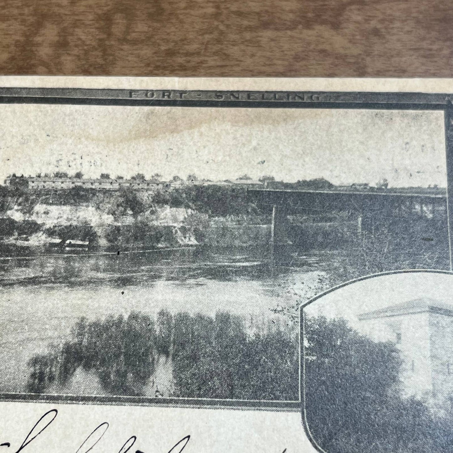 Vintage RPPC Postcard Fort Snelling St. Paul Minnesota Christmas 1903 PA1