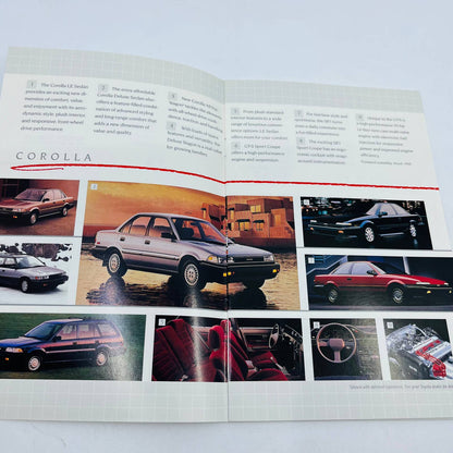 1988 Toyota Cars And Trucks Brochure Catalog Camry Tercel Corolla Supra BA1