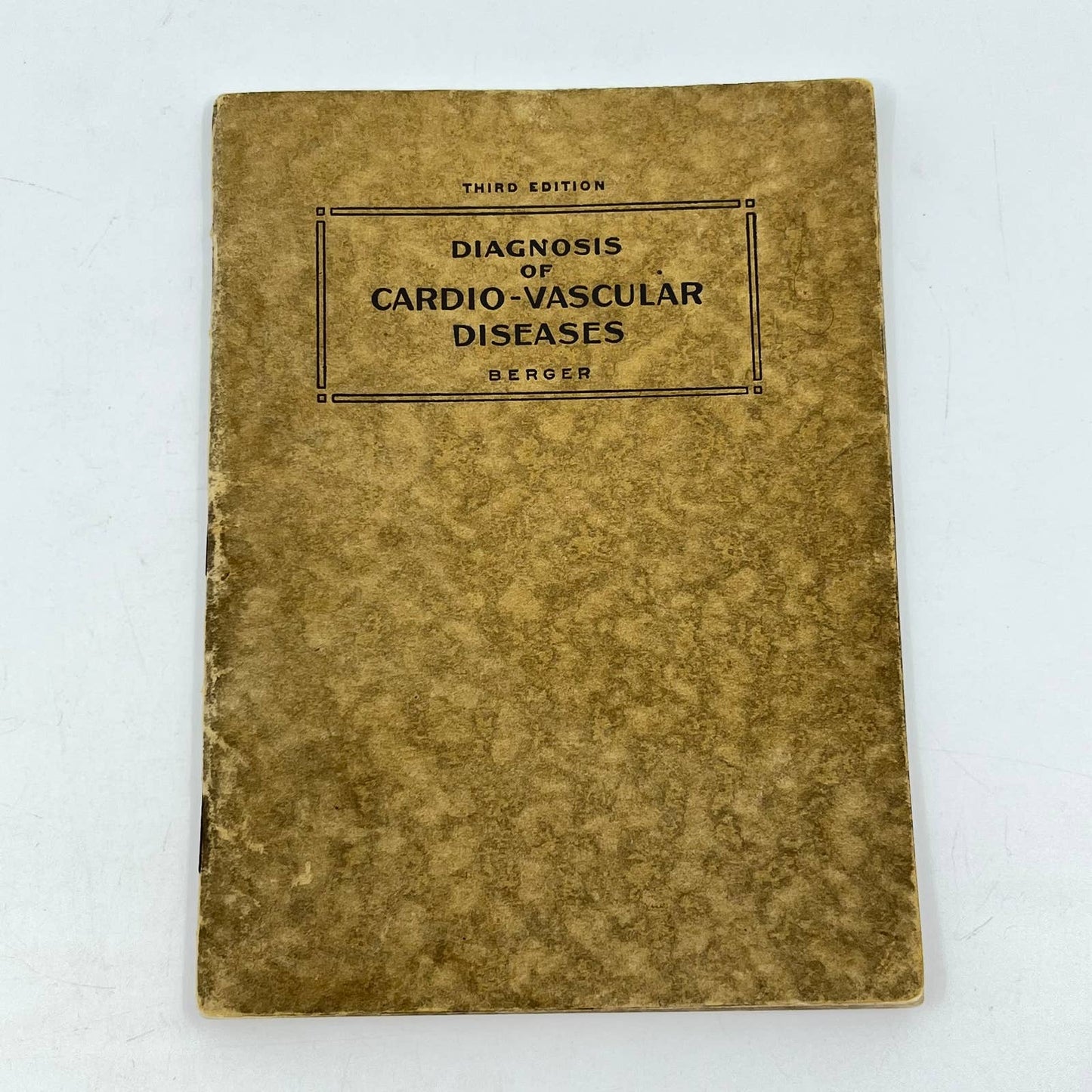 1917 Diagnosis of Cardio-Vascular Diseases - Dr. Henry Berger Medicine Heart TE7