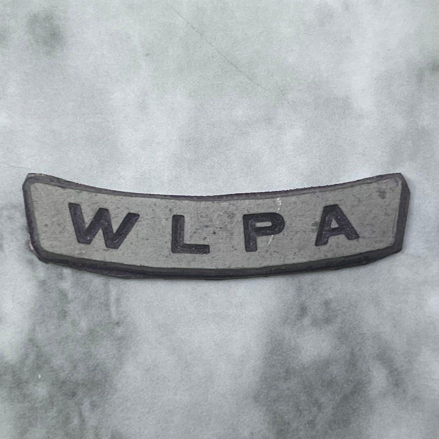 Vintage Letterpress Printers Block Plate TV Radio Call Letters WLPA SE842