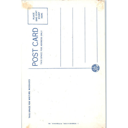 Vintage Postcard Ft Necessity Plaque National Highway East of Uniontown PA TI1-1