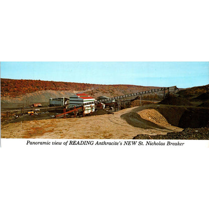 Vtg Large Postcard View of Reading Anthracite's New St. Nicholas Breaker EA3