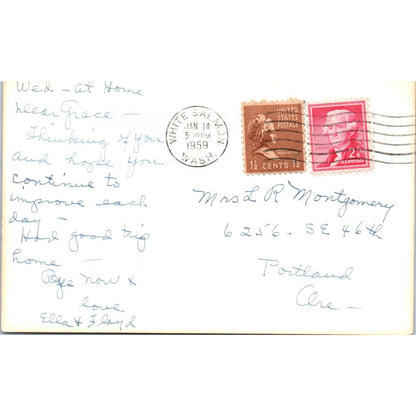 Vintage Postcard Power House, Bonneville Dam Washington TD9-W2