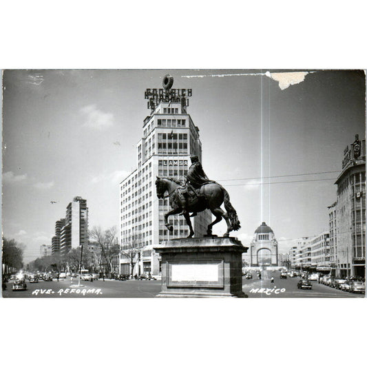 Avenue Reforma Mexico RPPC Original Postcard TK1-P13