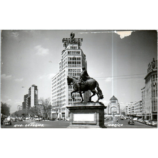 Avenue Reforma Mexico RPPC Original Postcard P2-3