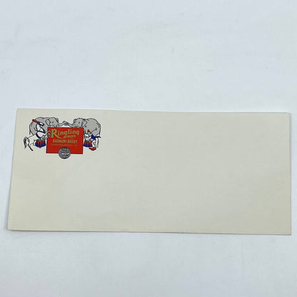Vintage Ringling Bros and Barnum & Bailey Circus Blank Envelope AB2