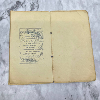 1918 South School Millelacs County School Souvenir Book E.F. Harrington TK1