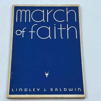 MARCH OF FAITH Challenge Of Samuel Morris Lindley J Baldwin 1947 Paperback TE1