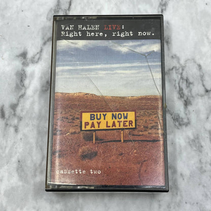 Van Halen Live: Right Here Right Now TAPE 2 Only Cassette Tape TJ6-81