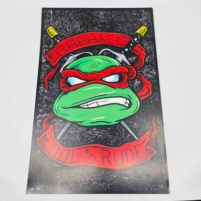 RAPHAEL Teenage Mutant Ninja Turtles Chris Ott Limited Ed Poster 11x17 FL2