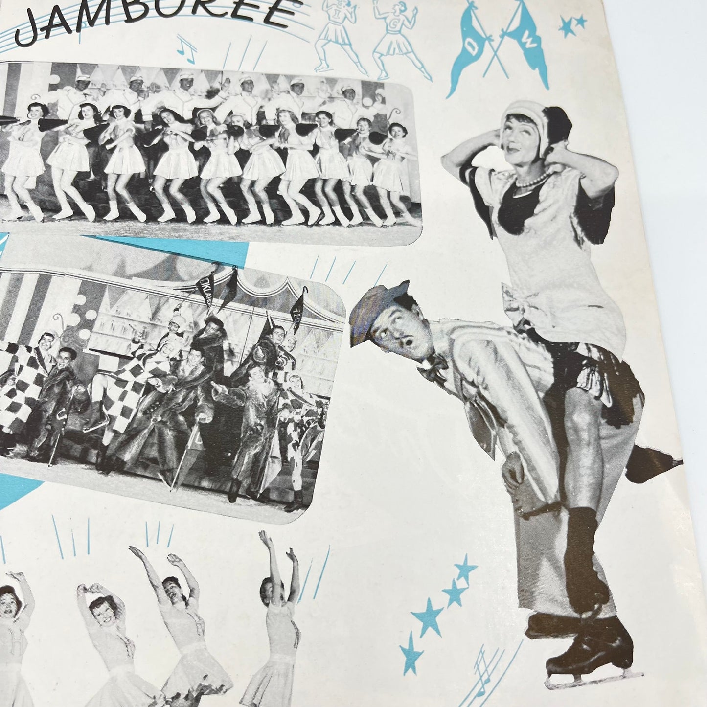 ICE CAPADES Souvenir Program WALT DISNEY CINDERELLA Joe De Mers Cover 1952 L4-3