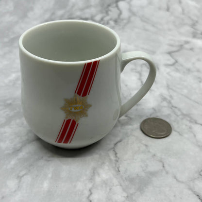 Vintage TWA Airlines 1st Class Porcelain Coffee Cup Mug 3" 44-1695 TA7