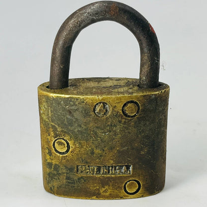 Vintage 1920s REESE Brass Lock Padlock No Key SA8