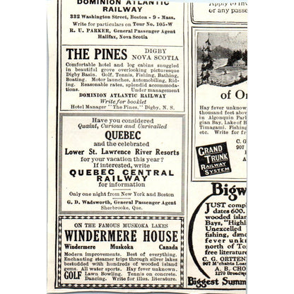 c1920 Harper's Magazine Ad - Mendel Wardrobe Trunks Cincinnati OH EA3-4