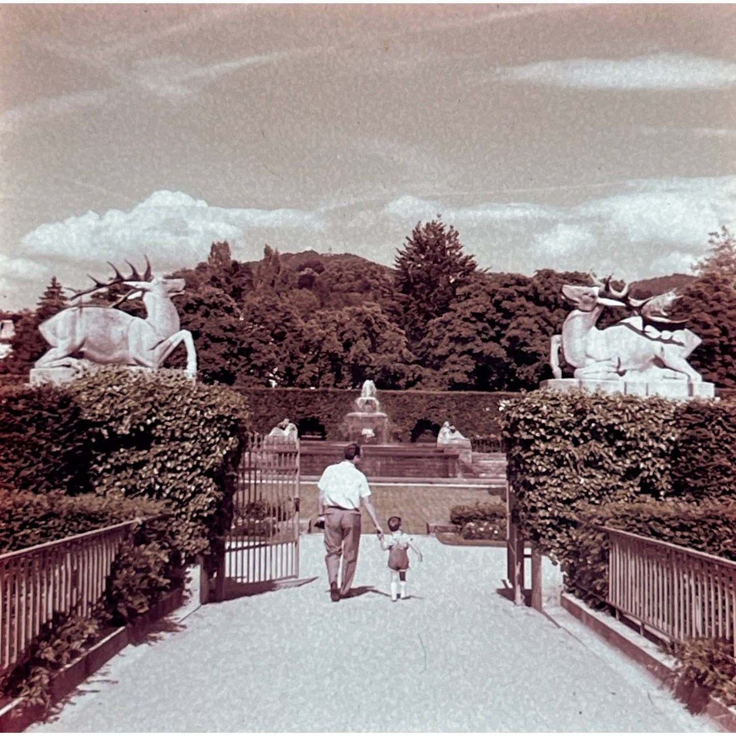 1960s Baden-Baden Germany Travel Slide Set of 2 2x2 Slides TK2-S4-19