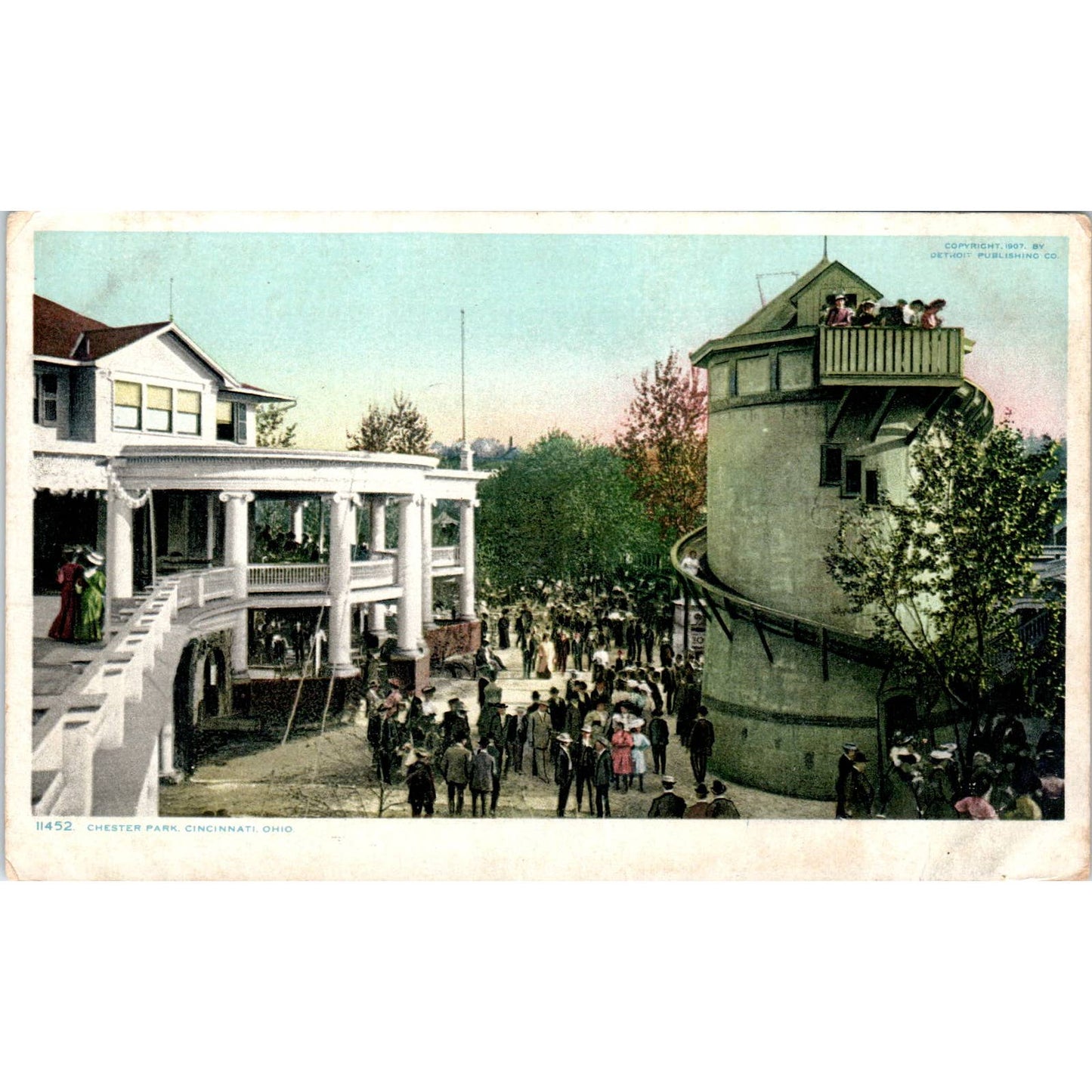 Antique Postcard Chester Park Cincinnati OH TD8-O2