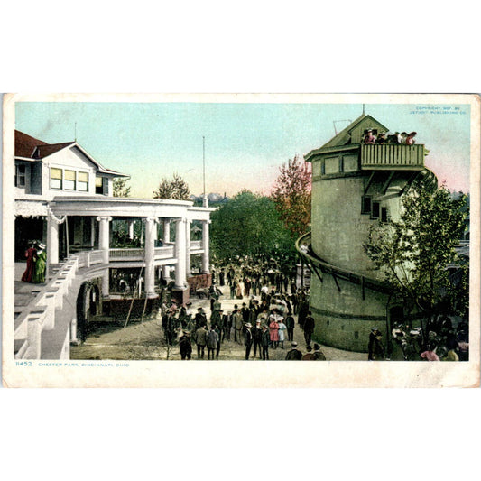 Antique Postcard Chester Park Cincinnati OH TD8-O2
