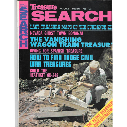 Treasure Search Magazine - Treasure Hunting Metal Detecting Fall 1973 M3