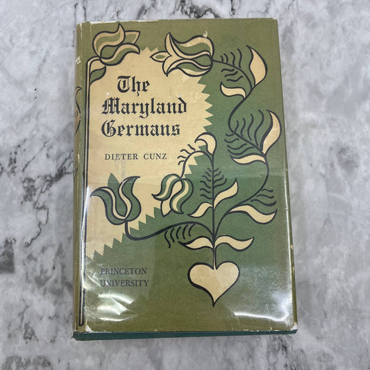 The Maryland Germans: A History Dieter Cunz 1948 TK1