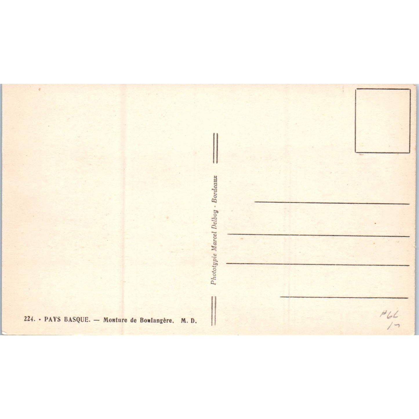 Mexican Woman Riding Donkey Original Postcard TK1-P19