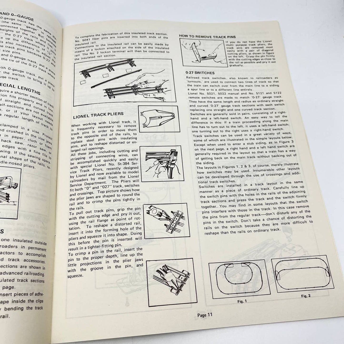 1975 Lionel Train and Accessory Manual 0/027 Model Railroad TC6