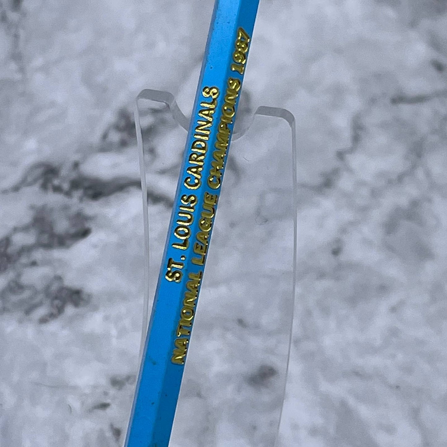 Vintage Light Blue Pen St. Louis Cardinals National League Champions 1987 SE9