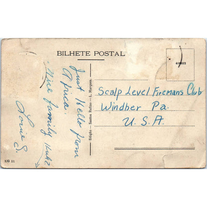 Vintage Postcard Africa Oriental Portuguesa Native Tribe Group Photo SE5