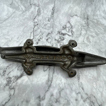 Vintage 13” Heavy Cast Iron Alligator Crocodile Antique Nut Cracker Stehedco TJ8