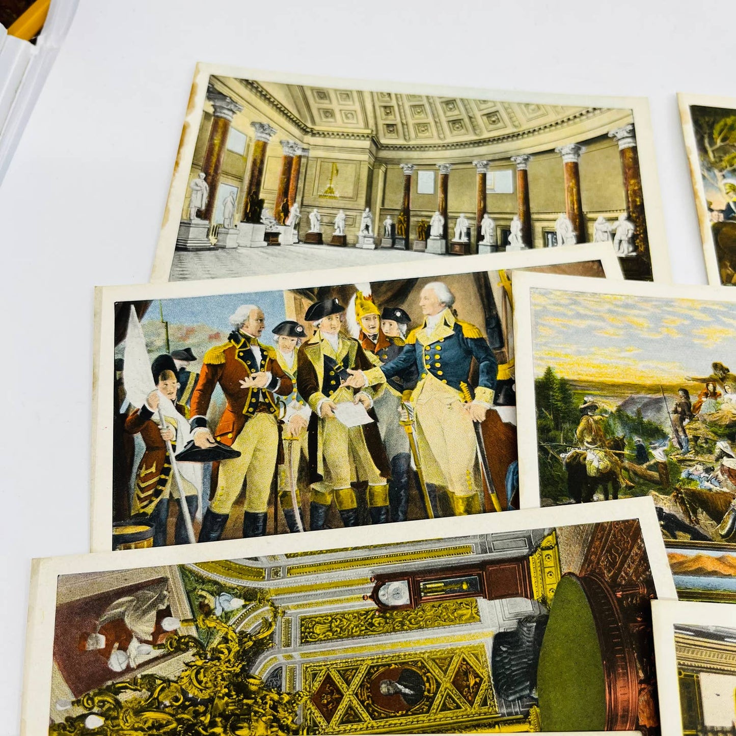 1920s American History Post Cards Historical Paintings Reproduced Set of 20 TD6