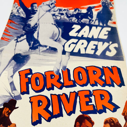 1937 Zane Grey's Forlorn River Original Pressbook Poster Larry Crabbe 11x17 FL1