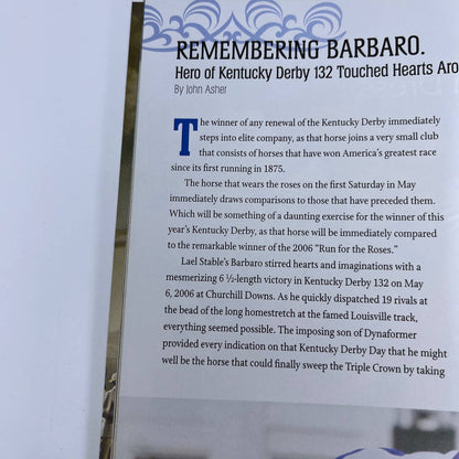 Kentucky Derby Official Program 133rd Saturday May 5, 2007 Churchill Downs TH7