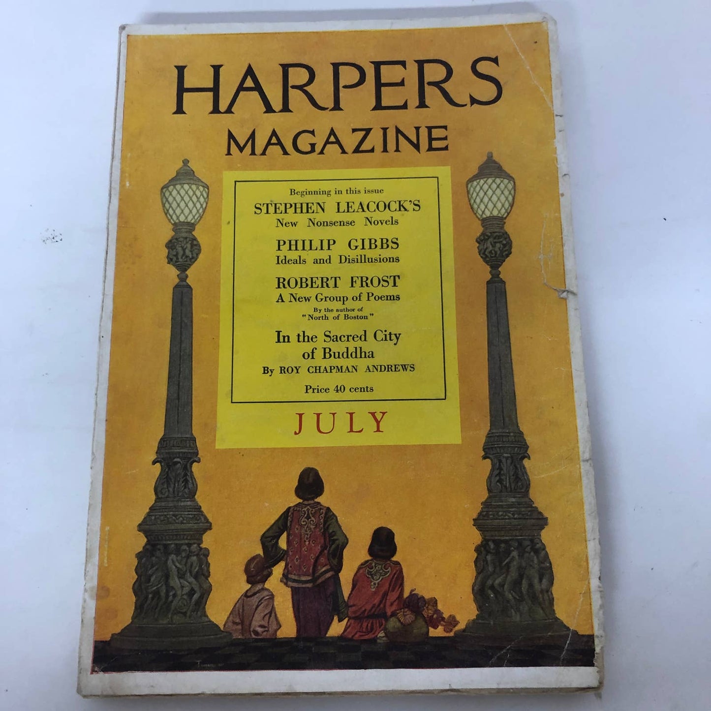 Harpers Monthly Magazine July 1920 Robert Frost: A New Group of Poems Many Ads