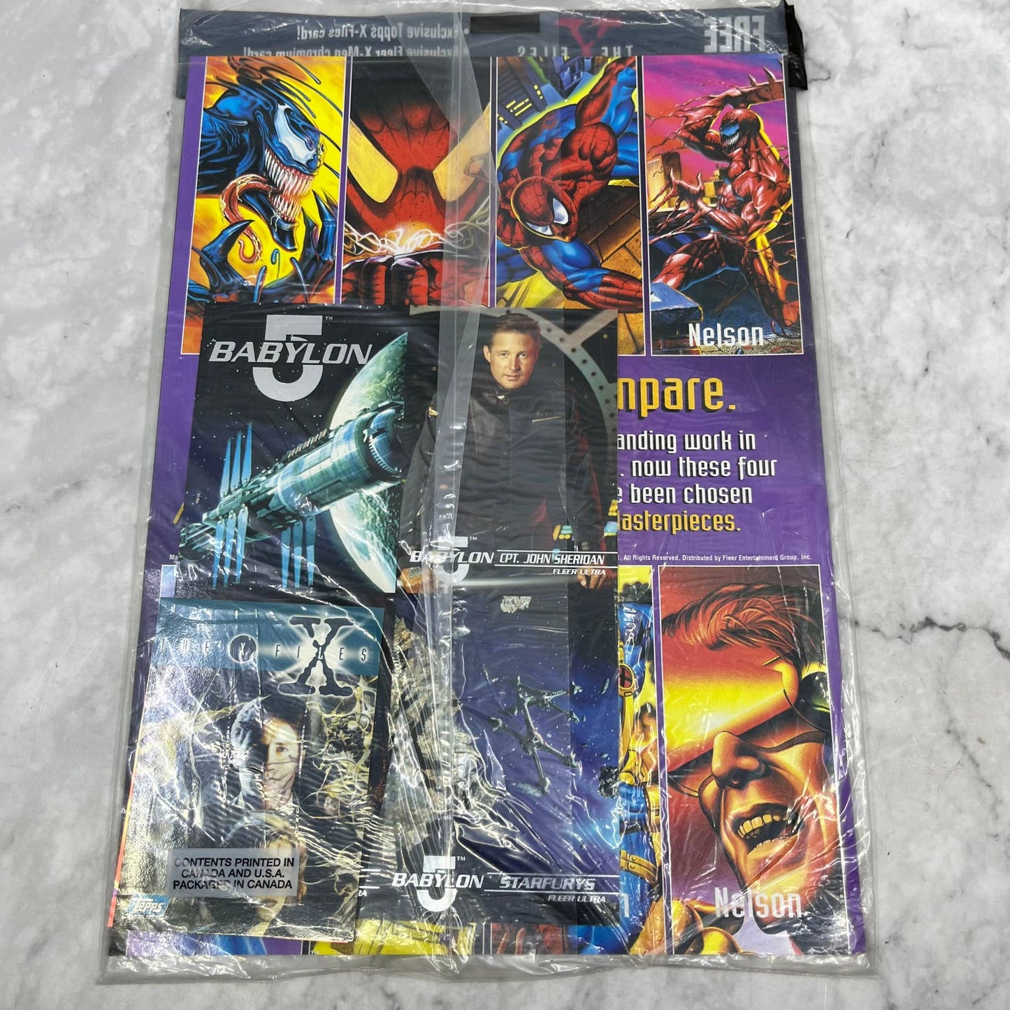 Cards Illustrated magazine November 1995 Issue 23 X-Files X-Men Topps sealed TJ3