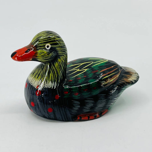 Miniature Ceramic Hand Painted Duck Duckling Figurine SB5