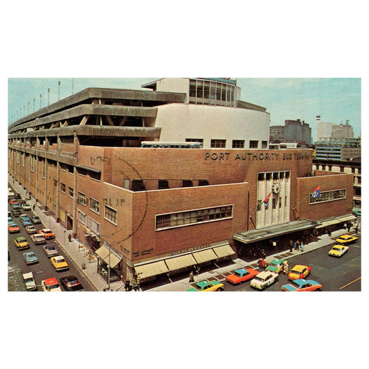 Vintage Postcard - Port Authority Bus Station New York 1964 AD9