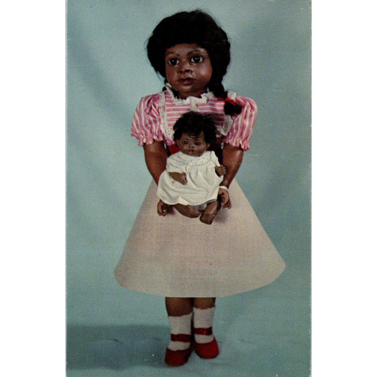 Marianne de Nunez NIADA Artist Child and Baby Doll Original Postcard PB7