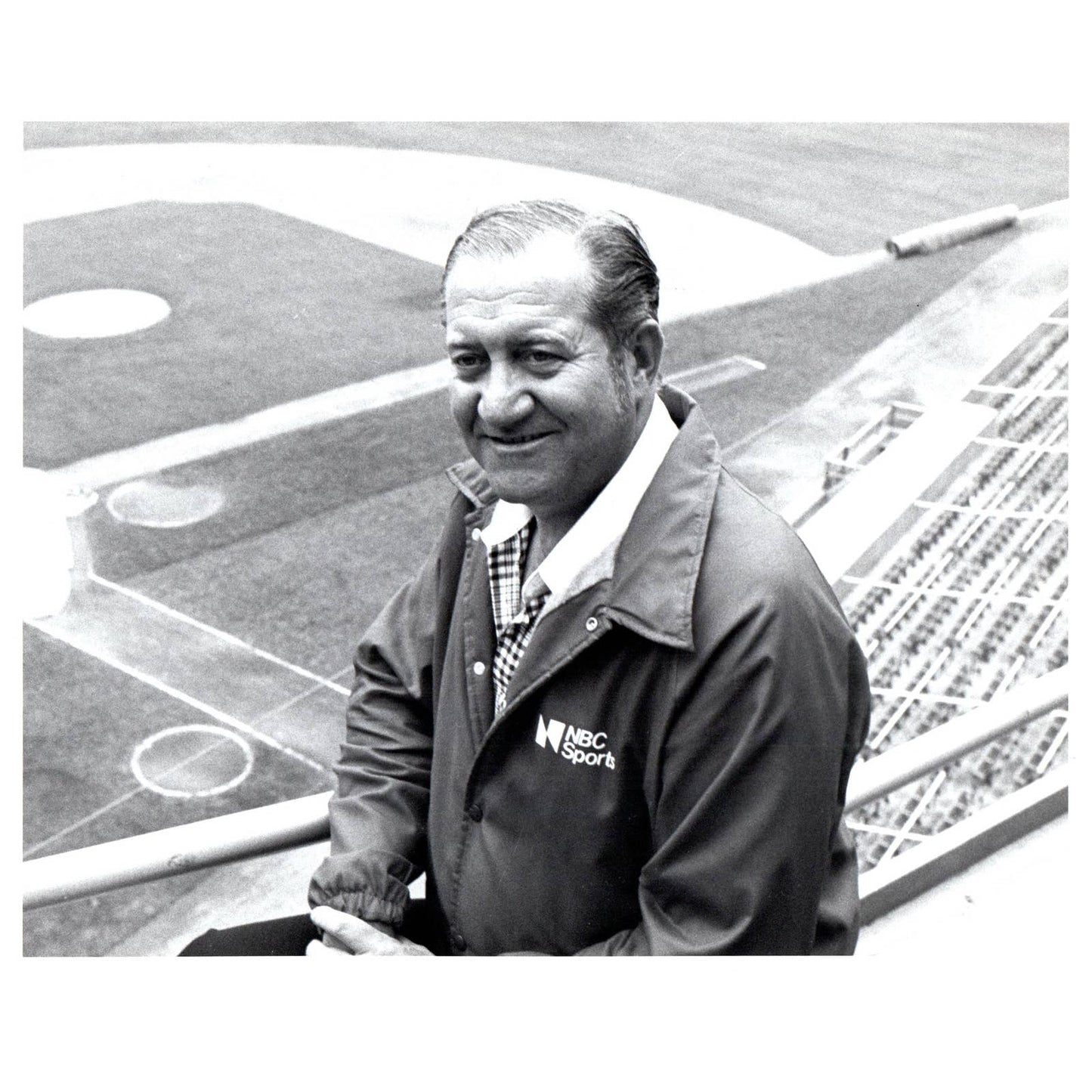 1982 Press Photo NBC Sports Harry Coyle 8x10" AD3