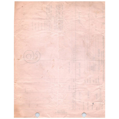 1929 2/16 Durant Motor Car Company Lansing MI Invoice Billhead Auto Parts AC9