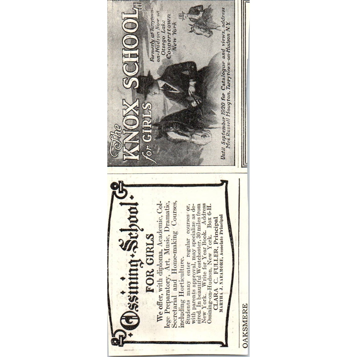 c1920 Harper's Magazine Ad - Rochester Athenaeum and Mechanics Institute EA3-3