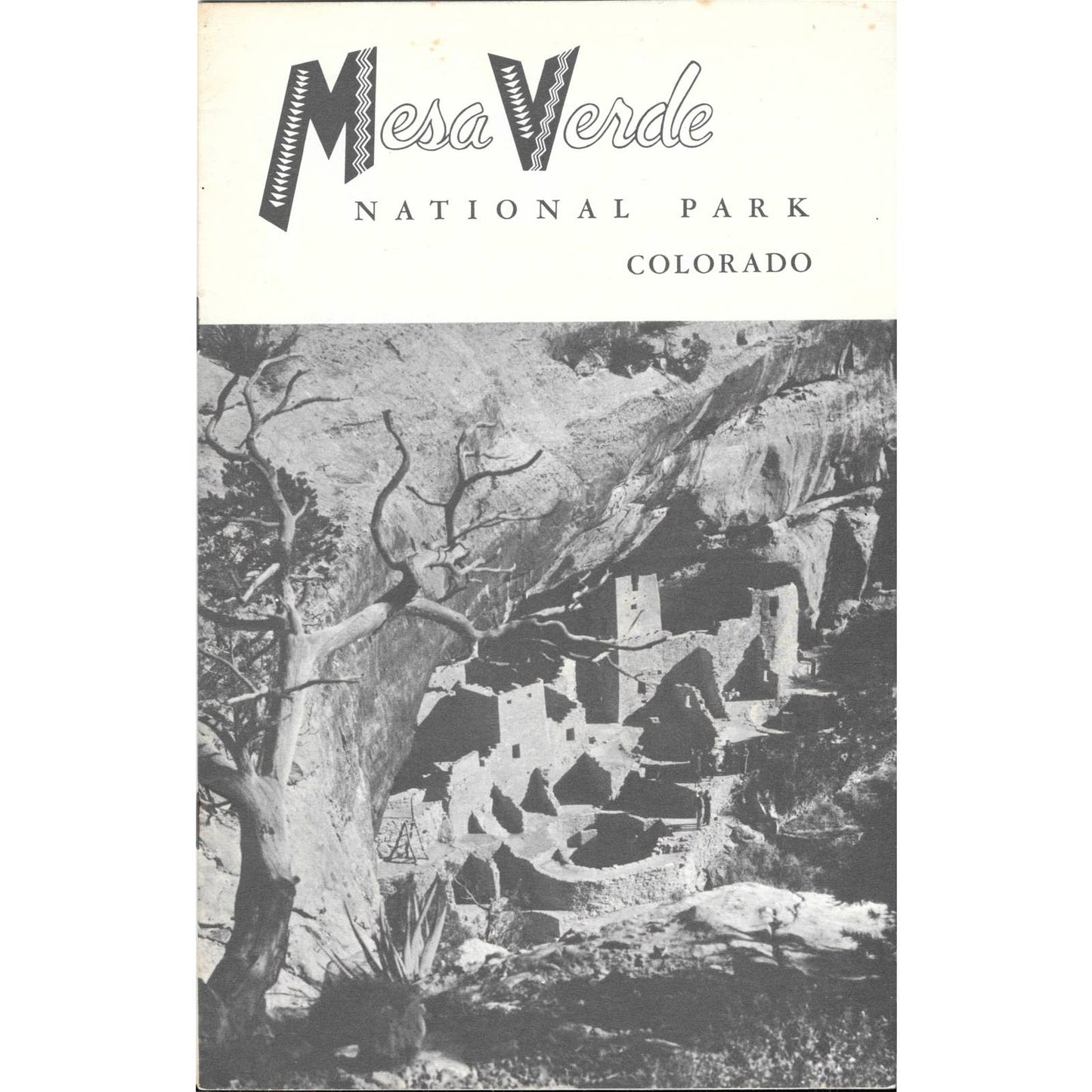 1961 Mesa Verde National Park Colorado Brochure Booklet Pamphlet Map Photos TJ7