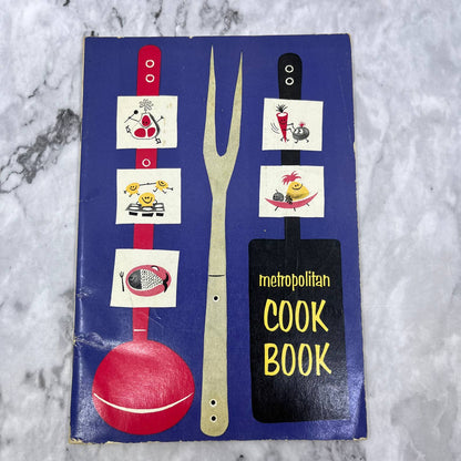 1957 Cook Book From Metropolitan Life  Recipes Anthropomorphic Food  TJ4