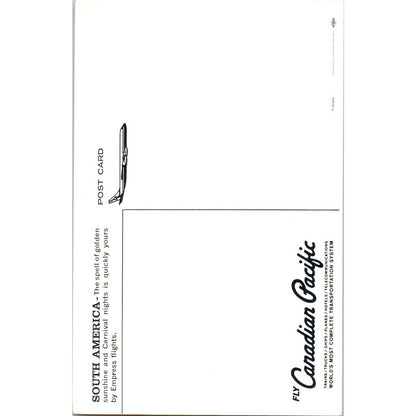 Fly Canadian Pacific Airlines South America - Original Postcard TJ9-P1