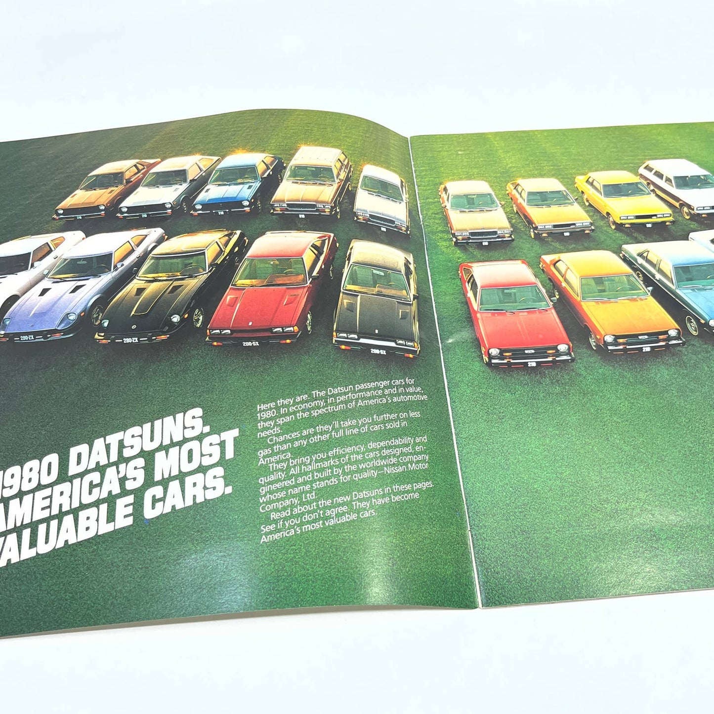 1980 Datsun Car Dealer Sales Brochure O'Hara Datsun MI Rich Lepping TG6