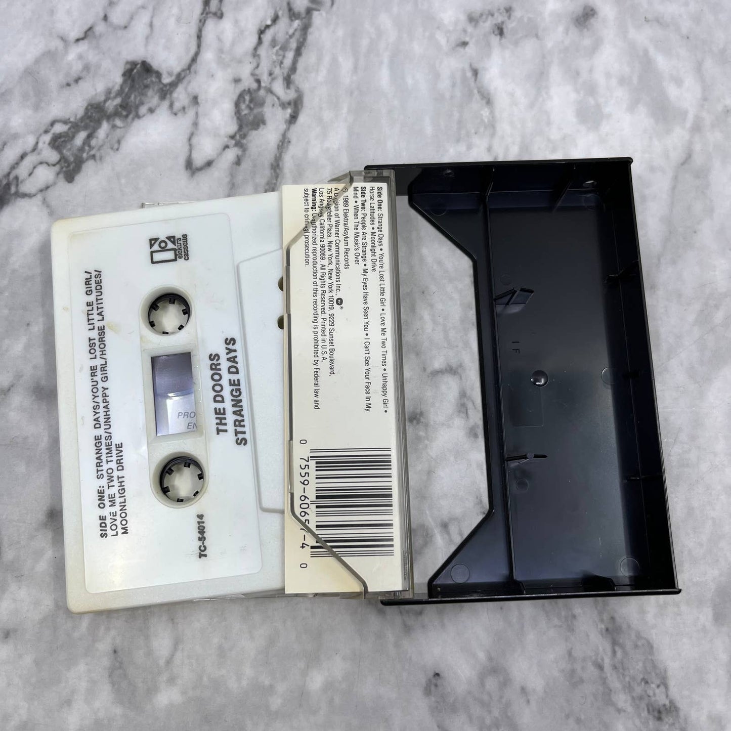 THE DOORS: Strange Days ELEKTRA Cassette Tape TC7-47
