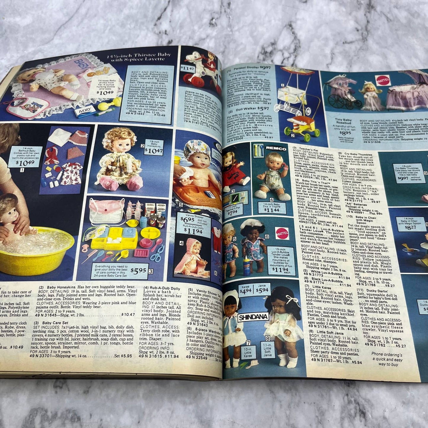 Sears 1978 Wish Book Catalog Star Wars Barbie Atari Lionel Toys Clothing S3-1