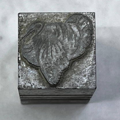 Vintage Printing Letterpress Printers Block Plate Thanksgiving Turkey SE830