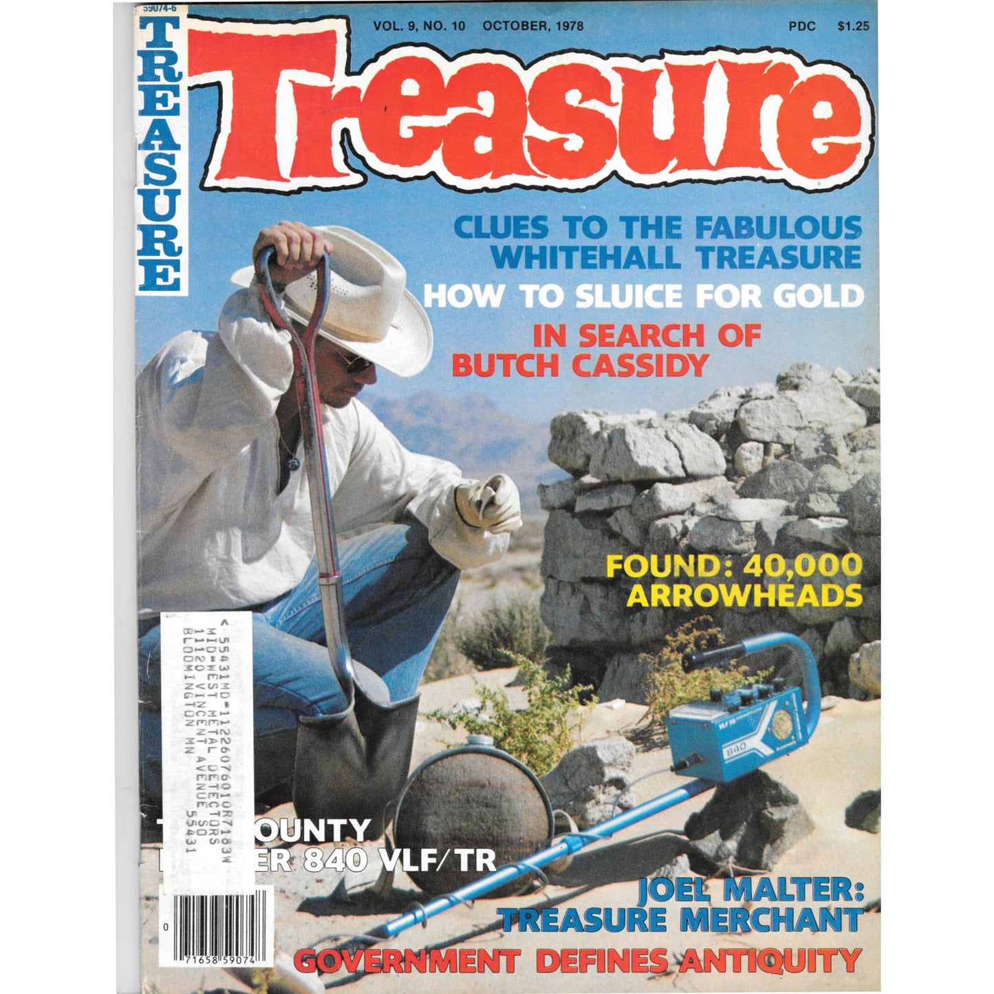 Treasure Magazine - Treasure Hunting Metal Detecting Oct 1978 M4