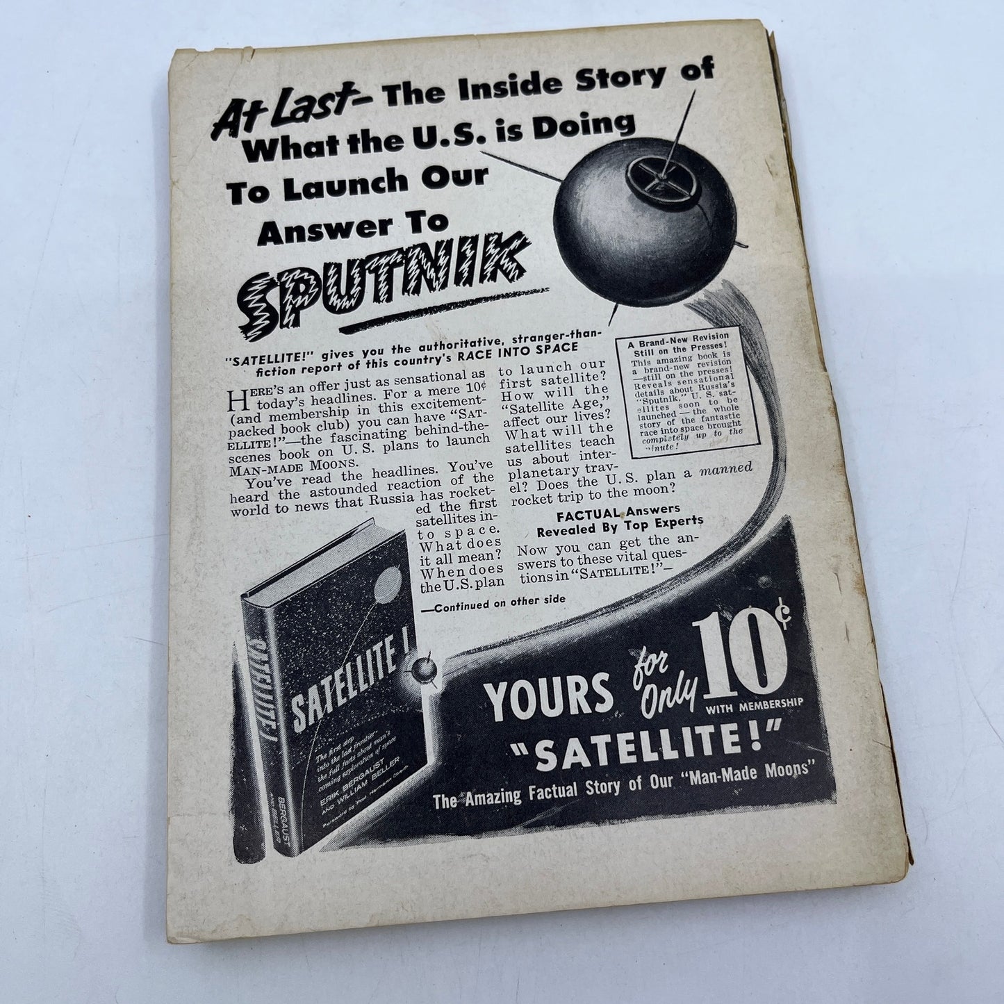 1958 March ASTOUNDING Science Fiction Digest Magazine Dean McLaughlin TH9