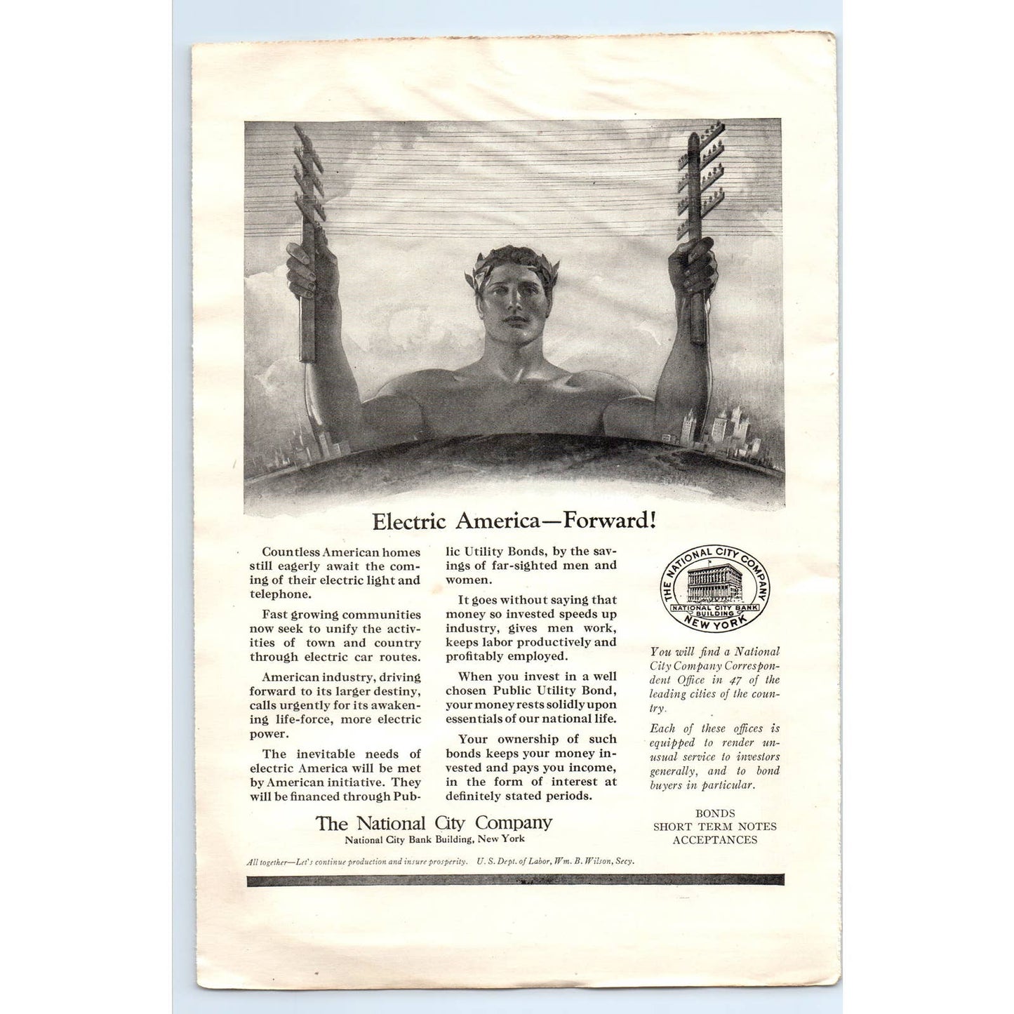 c1920 Harper's Ad - Curtainless Shower Co. Kenny Shower Waterville CT EA3